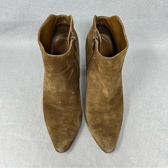 Ivanka Trump Brown Carver Suede Ankle Boots, Size 8 - Picture 5 of 12